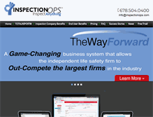 Tablet Screenshot of inspectionops.com